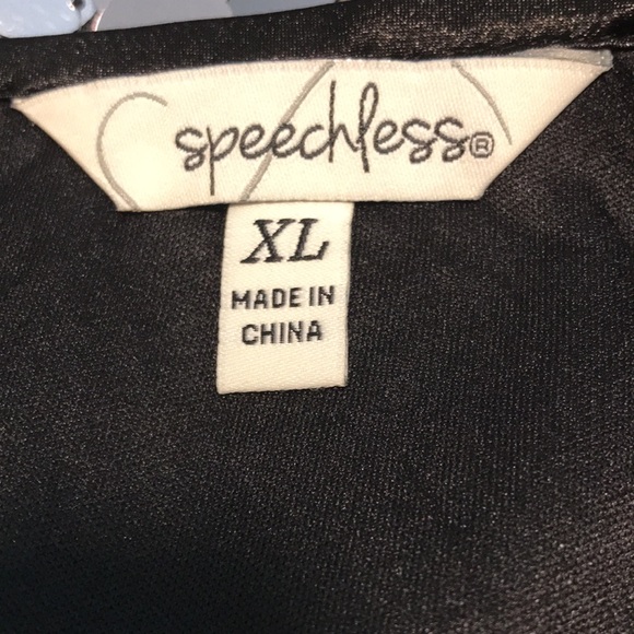 NEW Speechless Women's Black Sleeveless Sequined Party Dress. XL - Picture 8 of 9